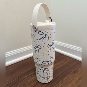 Blue Bow Coquette Hydrapeak Tumbler